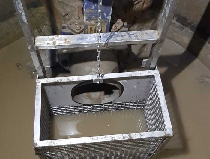 Устранение засоров в КНС ТЦ О’КЕЙ